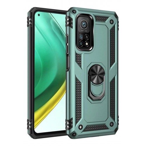 Newface Xiaomi Mi 10T Kılıf Sofya Yüzüklü Silikon Kapak - Yeşil Newface Xiaomi Mi 10T Kılıf Sofya Yüzüklü Silikon Kapak - Yeşil