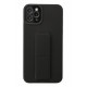 Newface iPhone 11 Pro Max Kılıf Mega Standlı Silikon - Siyah