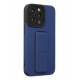 Newface iPhone 13 Pro Max Kılıf Mega Standlı Silikon - Mavi