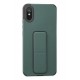 Newface Xiaomi Redmi 9A Kılıf Mega Standlı Silikon - Yeşil