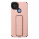Newface Xiaomi Redmi 9C Kılıf Mega Standlı Silikon - Pudra