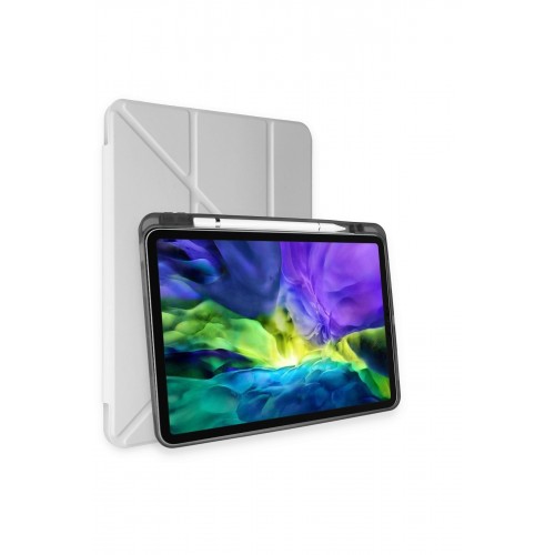 Newface iPad Pro 11 (2020) Kılıf Kalemlikli Mars Tablet Kılıfı - Gri Newface iPad Pro 11 (2020) Kılıf Kalemlikli Mars Tablet Kılıfı - Gri