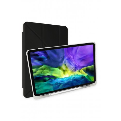 Newface iPad 5 Air 9.7 Kılıf Kalemlikli Mars Tablet Kılıfı - Siyah