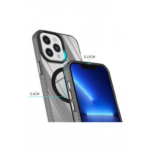 Newface iPhone 12 Pro Max Kılıf Beta Magneticsafe Silikon - Siyah Newface iPhone 12 Pro Max Kılıf Beta Magneticsafe Silikon - Siyah