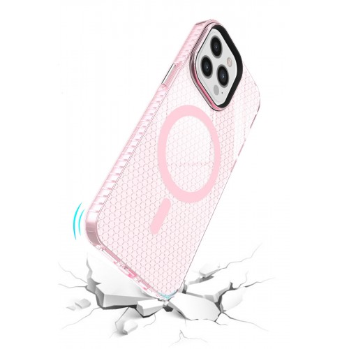 Newface iPhone 12 Pro Max Kılıf Beta Magneticsafe Silikon - Pembe Newface iPhone 12 Pro Max Kılıf Beta Magneticsafe Silikon - Pembe