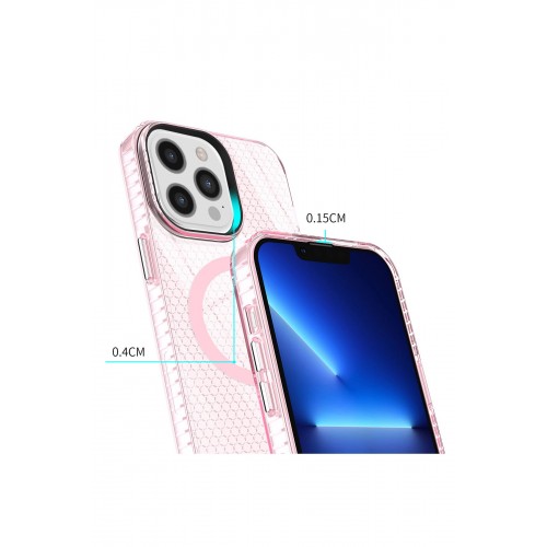 Newface iPhone 12 Pro Max Kılıf Beta Magneticsafe Silikon - Pembe Newface iPhone 12 Pro Max Kılıf Beta Magneticsafe Silikon - Pembe