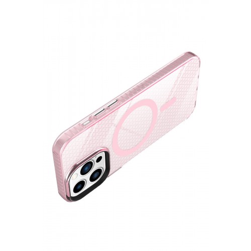 Newface iPhone 12 Pro Max Kılıf Beta Magneticsafe Silikon - Pembe Newface iPhone 12 Pro Max Kılıf Beta Magneticsafe Silikon - Pembe