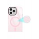Newface iPhone 12 Pro Max Kılıf Beta Magneticsafe Silikon - Pembe Newface iPhone 12 Pro Max Kılıf Beta Magneticsafe Silikon - Pembe