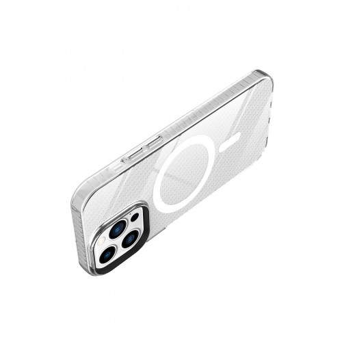 Newface iPhone 13 Pro Kılıf Beta Magneticsafe Silikon - Şeffaf Newface iPhone 13 Pro Kılıf Beta Magneticsafe Silikon - Şeffaf
