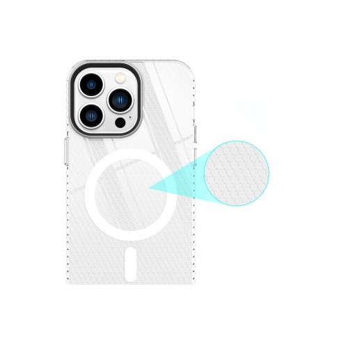 Newface iPhone 13 Pro Kılıf Beta Magneticsafe Silikon - Şeffaf Newface iPhone 13 Pro Kılıf Beta Magneticsafe Silikon - Şeffaf