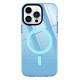 Newface iPhone 13 Pro Max Kılıf Beta Magneticsafe Silikon - Mavi