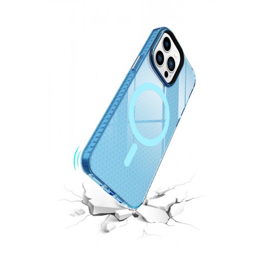 Newface iPhone 13 Pro Max Kılıf Beta Magneticsafe Silikon - Mavi Newface iPhone 13 Pro Max Kılıf Beta Magneticsafe Silikon - Mavi