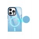 Newface iPhone 13 Pro Max Kılıf Beta Magneticsafe Silikon - Mavi