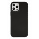 Newface iPhone 12 Pro Max Kılıf Asya Deri Silikon - Siyah Newface iPhone 12 Pro Max Kılıf Asya Deri Silikon - Siyah