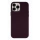 Newface iPhone 13 Pro Kılıf Asya Deri Silikon - Mürdüm Newface iPhone 13 Pro Kılıf Asya Deri Silikon - Mürdüm