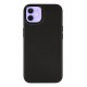 Newface iPhone 12 Kılıf Asya Deri Silikon - Siyah