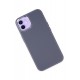 Newface iPhone 12 Kılıf Asya Deri Silikon - Mor