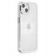 Newface iPhone 14 Plus Kılıf Element Silikon - Gümüş