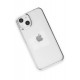 Newface iPhone 14 Plus Kılıf Element Silikon - Gümüş