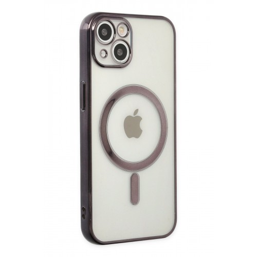 Newface iPhone 14 Plus Kılıf Magneticsafe Lazer Silikon - Siyah Newface iPhone 14 Plus Kılıf Magneticsafe Lazer Silikon - Siyah