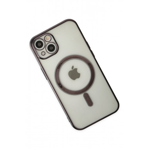 Newface iPhone 14 Plus Kılıf Magneticsafe Lazer Silikon - Siyah Newface iPhone 14 Plus Kılıf Magneticsafe Lazer Silikon - Siyah