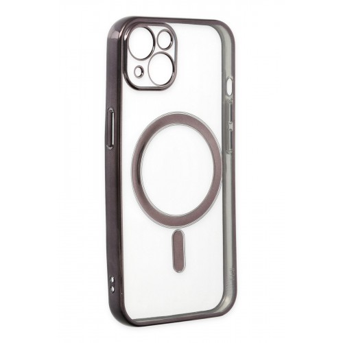 Newface iPhone 14 Plus Kılıf Magneticsafe Lazer Silikon - Siyah Newface iPhone 14 Plus Kılıf Magneticsafe Lazer Silikon - Siyah