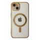 Newface iPhone 14 Plus Kılıf Magneticsafe Lazer Silikon - Gold Newface iPhone 14 Plus Kılıf Magneticsafe Lazer Silikon - Gold