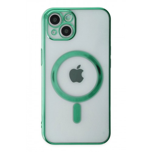 Newface iPhone 14 Plus Kılıf Magneticsafe Lazer Silikon - Haki Yeşil Newface iPhone 14 Plus Kılıf Magneticsafe Lazer Silikon - Haki Yeşil