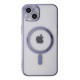 Newface iPhone 14 Plus Kılıf Magneticsafe Lazer Silikon - Mor Newface iPhone 14 Plus Kılıf Magneticsafe Lazer Silikon - Mor