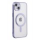 Newface iPhone 14 Plus Kılıf Magneticsafe Lazer Silikon - Mor Newface iPhone 14 Plus Kılıf Magneticsafe Lazer Silikon - Mor