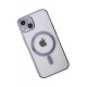 Newface iPhone 14 Plus Kılıf Magneticsafe Lazer Silikon - Mor Newface iPhone 14 Plus Kılıf Magneticsafe Lazer Silikon - Mor