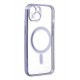 Newface iPhone 14 Plus Kılıf Magneticsafe Lazer Silikon - Mor Newface iPhone 14 Plus Kılıf Magneticsafe Lazer Silikon - Mor