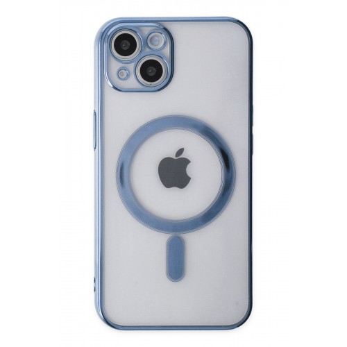 Newface iPhone 14 Plus Kılıf Magneticsafe Lazer Silikon - Sierra Blue Newface iPhone 14 Plus Kılıf Magneticsafe Lazer Silikon - Sierra Blue