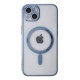Newface iPhone 14 Plus Kılıf Magneticsafe Lazer Silikon - Sierra Blue Newface iPhone 14 Plus Kılıf Magneticsafe Lazer Silikon - Sierra Blue
