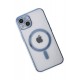 Newface iPhone 14 Plus Kılıf Magneticsafe Lazer Silikon - Sierra Blue Newface iPhone 14 Plus Kılıf Magneticsafe Lazer Silikon - Sierra Blue
