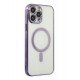 Newface iPhone 14 Pro Kılıf Magneticsafe Lazer Silikon - Mor Newface iPhone 14 Pro Kılıf Magneticsafe Lazer Silikon - Mor