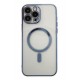 Newface iPhone 14 Pro Kılıf Magneticsafe Lazer Silikon - Sierra Blue