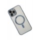 Newface iPhone 14 Pro Kılıf Magneticsafe Lazer Silikon - Sierra Blue