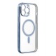 Newface iPhone 14 Pro Kılıf Magneticsafe Lazer Silikon - Sierra Blue