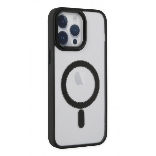 Newface iPhone 14 Pro Max Kılıf Room Magneticsafe Silikon - Siyah