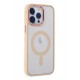 Newface iPhone 14 Pro Max Kılıf Room Magneticsafe Silikon - Pudra