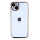 Newface iPhone 14 Plus Kılıf Razer Lensli Silikon - Gold