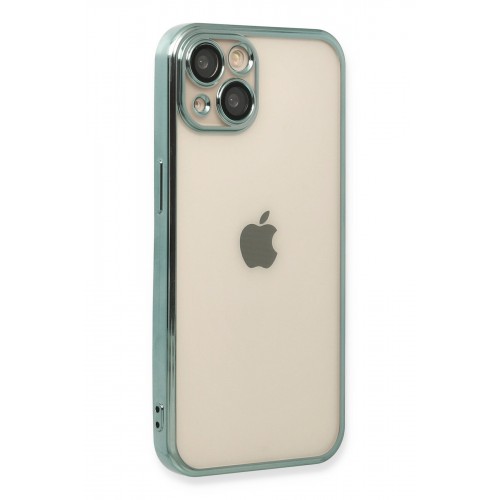 Newface iPhone 14 Plus Kılıf Razer Lensli Silikon - Yeşil Newface iPhone 14 Plus Kılıf Razer Lensli Silikon - Yeşil