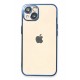 Newface iPhone 14 Plus Kılıf Razer Lensli Silikon - Açık Mavi