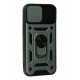 Newface iPhone 14 Kılıf Pars Lens Yüzüklü Silikon - Yeşil Newface iPhone 14 Kılıf Pars Lens Yüzüklü Silikon - Yeşil