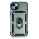 Newface iPhone 14 Plus Kılıf Pars Lens Yüzüklü Silikon - Yeşil Newface iPhone 14 Plus Kılıf Pars Lens Yüzüklü Silikon - Yeşil
