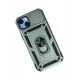 Newface iPhone 14 Plus Kılıf Pars Lens Yüzüklü Silikon - Yeşil Newface iPhone 14 Plus Kılıf Pars Lens Yüzüklü Silikon - Yeşil