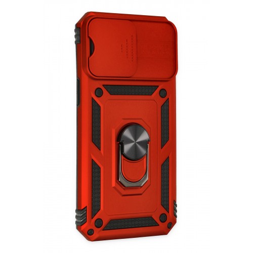 Newface iPhone 14 Pro Kılıf Pars Lens Yüzüklü Silikon - Kırmızı Newface iPhone 14 Pro Kılıf Pars Lens Yüzüklü Silikon - Kırmızı