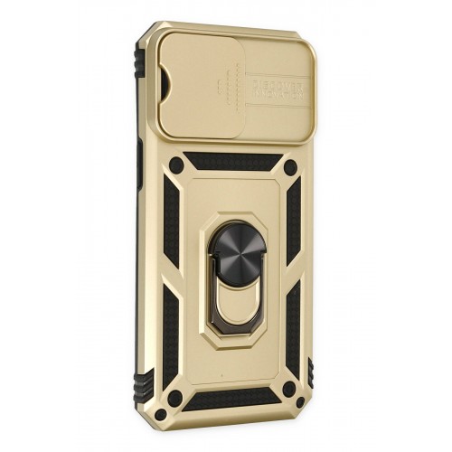 Newface iPhone 14 Pro Kılıf Pars Lens Yüzüklü Silikon - Gold Newface iPhone 14 Pro Kılıf Pars Lens Yüzüklü Silikon - Gold
