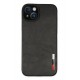 Newface iPhone 14 Kılıf Loop Deri Silikon - Siyah